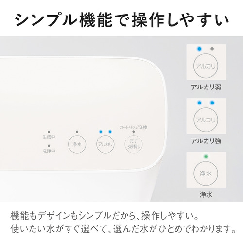 Panasonic TK-AS31【2024年購入】 Panasonic（パナソニック） TK-AS31 アルカリイオン整水器 還元水素水