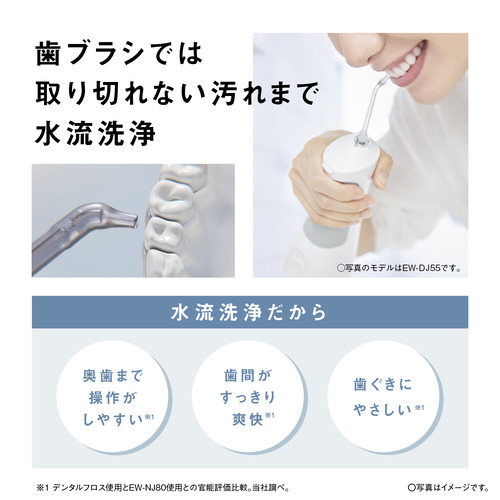 パナソニック EW-NJ80-W ジェットウォッシャー ドルツ ナノクレンズ