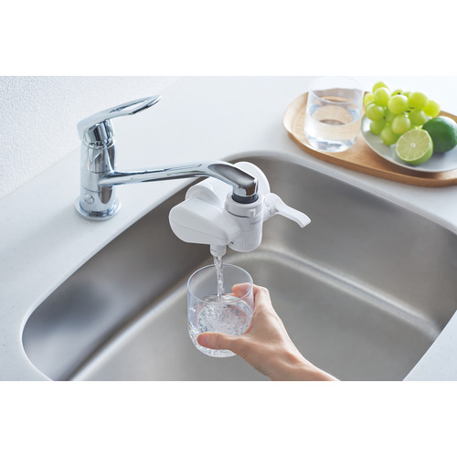 パナソニック 蛇口用浄水器 TK-CJ14-W/2個セット TK-CJ14-W 蛇口直結型浄水器 1個 Panasonic(パナソニック) 【通販