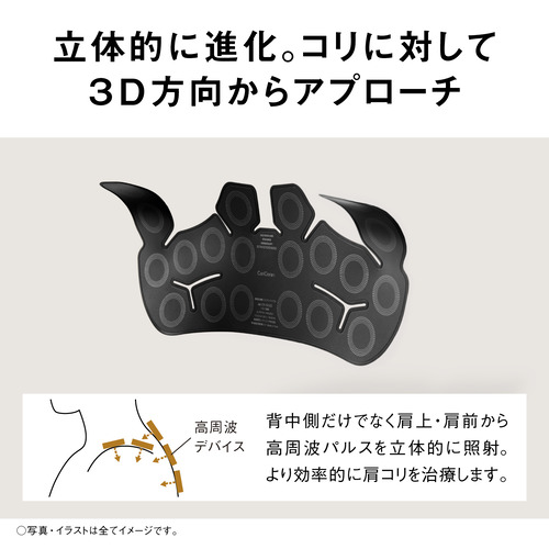 【継続期間押さえる差し上げ物差し上げ物】パナソニック EW-RA560-H 高周波和らげる器 コリコランワイド3D（肩専用） グレージュ EWRA560H