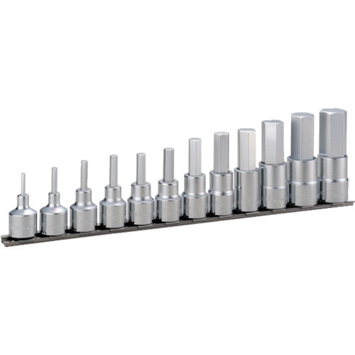 TONE ヘキサゴンソケットセット(ホルダー付) 12pcs 差込角12.7mm HH412