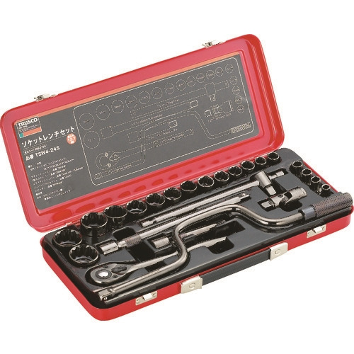 TRUSCO ソケットレンチセット 差込角12．7mm 24S TSW4-24S