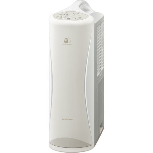 コロナ 除湿機 コンプレッサー式 タンク容量3L スリムモデル 衣類乾燥 目安畳数〜14畳 オートルーバー搭載 CD-S6325 ベージュ系