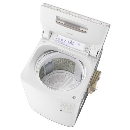 パナソニック NA-JFA808-W 全自動洗濯機 (洗濯・脱水8kg) クリスタル 