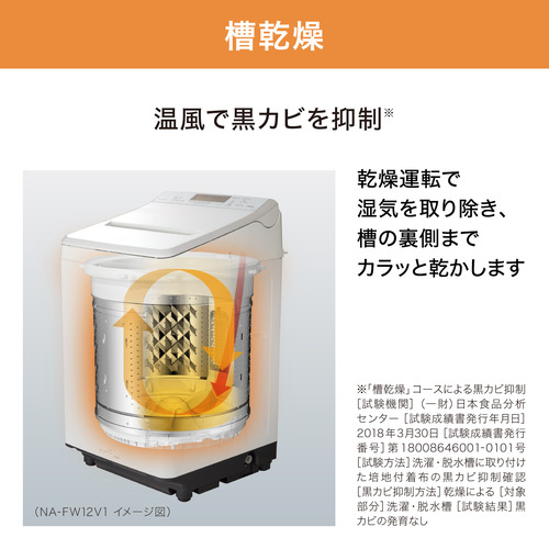 無料長期保証】パナソニック NA-FW10K1-N 縦型洗濯乾燥機 洗濯10kg