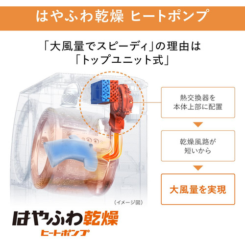 無料長期保証】パナソニック NA-LX127BR-W ななめドラム洗濯乾燥機