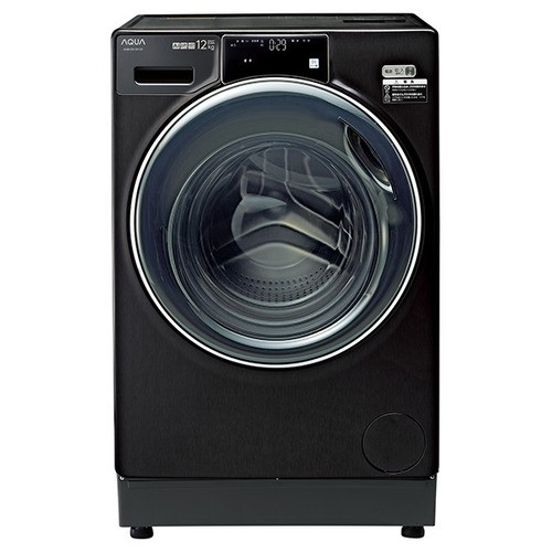 無料長期保証】AQUA AQW-DX12N(K) ドラム式洗濯乾燥機 まっ直ぐドラム