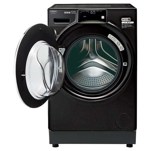 無料長期保証】AQUA AQW-DX12N(K) ドラム式洗濯乾燥機 まっ直ぐドラム