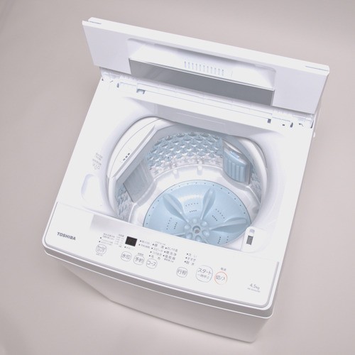 東芝 AW-45GA2(W) 全自動洗濯機 4.5kg ピュアホワイト AW45GA2(W)の