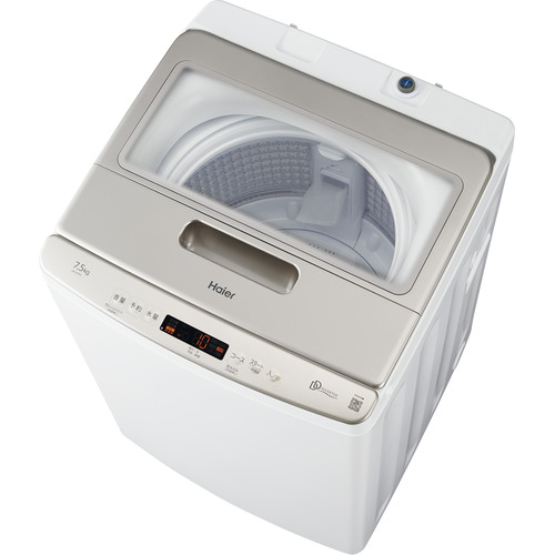 Haier JW-LD75C-W 洗濯機 7.5kg ホワイト JWLD75CW