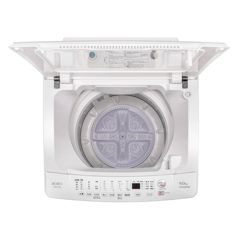 RORO YWMTV90L インバーター洗濯機 ヤマダオリジナル 9.0kgの通販はau 
