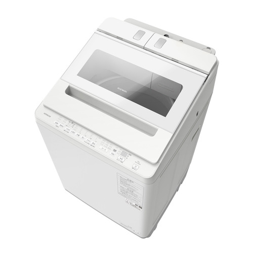 日立 全自動洗濯機 洗濯：10.0kg 幅60.8cm 液体洗剤・柔軟剤自動投入 ナイアガラビート洗浄 洗濯槽自動おそうじ BW-X100M ホワイト系