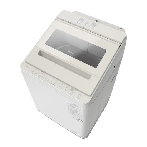 日立 全自動洗濯機 洗濯：9.0kg 幅60.8cm 液体洗剤・柔軟剤自動投入 ナイアガラビート洗浄 洗濯槽自動おそうじ BW-X90M C ベージュ系