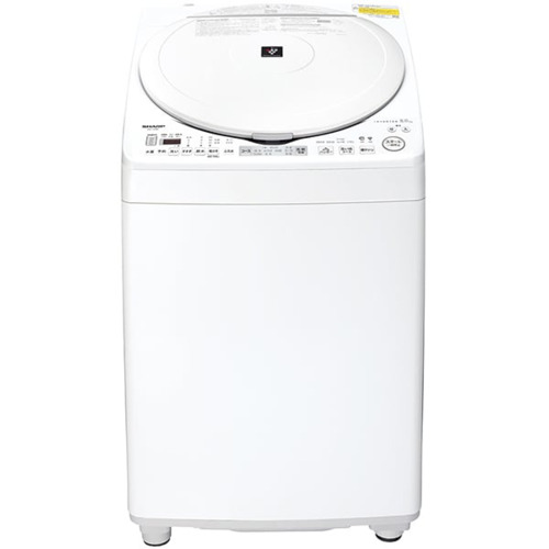 シャープ ES-TX8K-W 縦型洗濯乾燥機 (洗濯8.0kg・乾燥4.5kg)