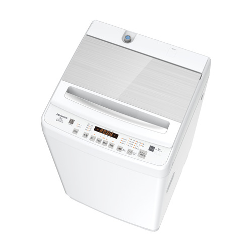 ハイセンス HW-DG80J 全自動洗濯機 上開き 洗濯8kg 簡易乾燥(送風機能) ホワイト