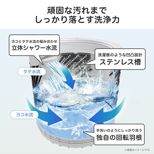 ハイセンス HW-T55J 全自動洗濯機 上開き 洗濯5.5kg 簡易乾燥(送風機能) ホワイト