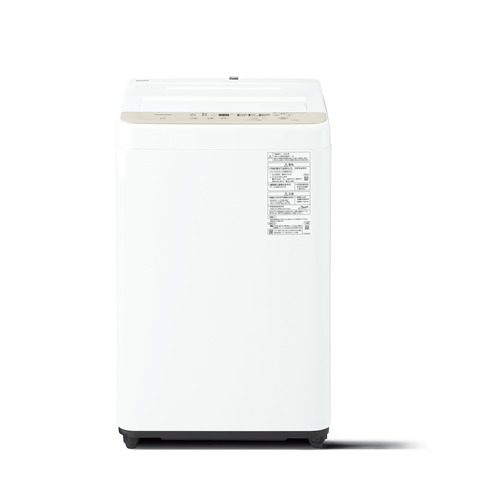 パナソニック 全自動洗濯機 洗濯：6.0kg 幅55.6cm ビッグウェーブ洗浄 立体水流 槽洗浄 NA-F6B5-C ベージュ系