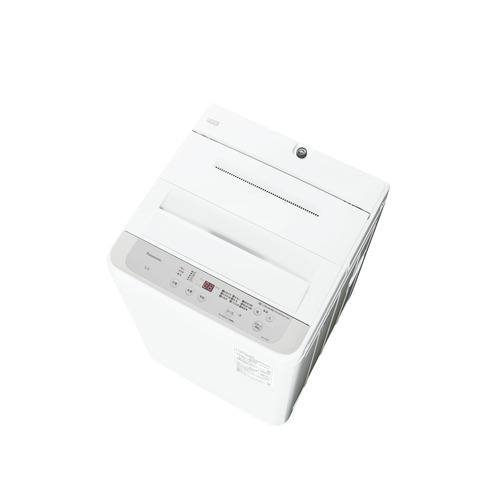 パナソニック 全自動洗濯機 洗濯：5.0kg 幅55.6cm ビッグウェーブ洗浄 立体水流 槽洗浄 NA-F5B5-H ライトグレー