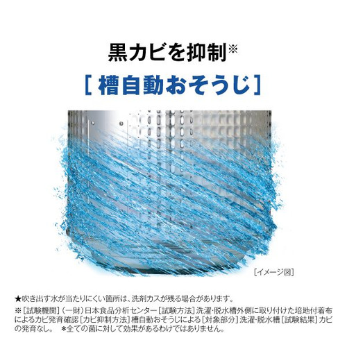 AQUA 全自動洗濯機 上開き 洗濯7kg 幅56cm 3Dアクティブ洗浄&高濃度クリーン浸透 ほぐし仕上げ AQW-S7A(W) ホワイト系_19