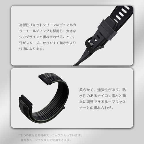 ミブロ SP380009-C01 スマートウォッチ mibro GS Pro 防水5ATM GPS測位 替えバンド付き ブラック_13