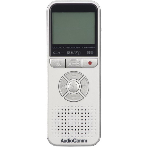 オーム電機 ICR-U134N デジタルICレコーダー ホワイト ICRU134Nの通販は