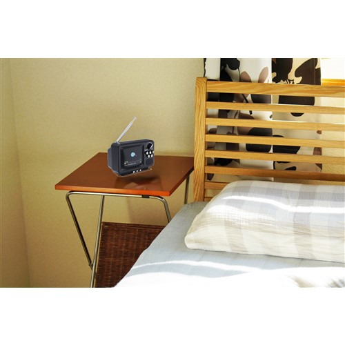 WINTECH TVR-RT1 K 2.8インチ ワンセグテレビ レトロデザイン ラジオも聴ける ワイドFM対応 ブラック_4