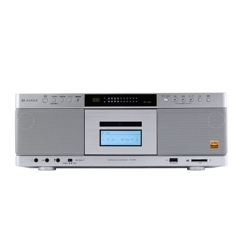 東芝 AX-KCR90(S) CDラジカセ 40Wスピーカーシステム搭載 ハイレゾ対応 シルバー