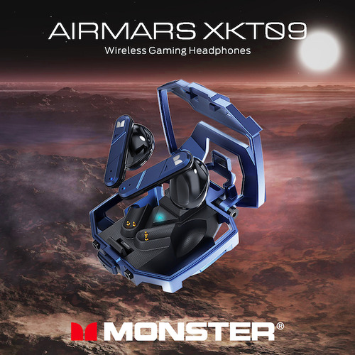 MONSTER XKT09NV MONSTER TWSイヤホン AIRMARS ネイビー の通販はau