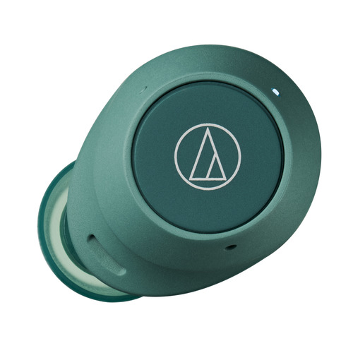 オーディオテクニカ ATH-CKS30TW+ GR ワイヤレスイヤホン 左右分離 Bluetooth ノイズキャンセリング グリーン_1