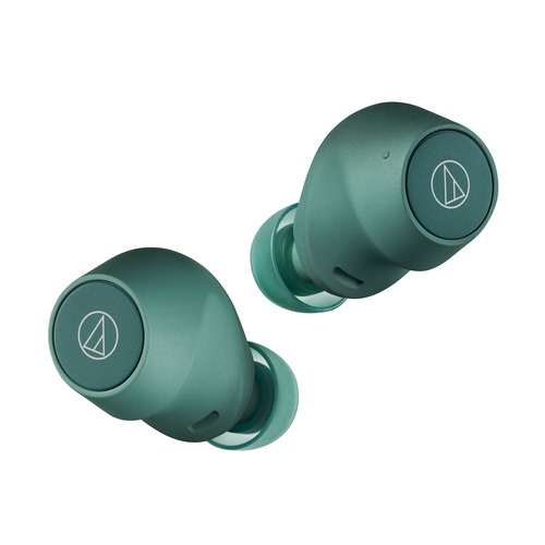 オーディオテクニカ ATH-CKS30TW+ GR ワイヤレスイヤホン 左右分離 Bluetooth ノイズキャンセリング グリーン_2