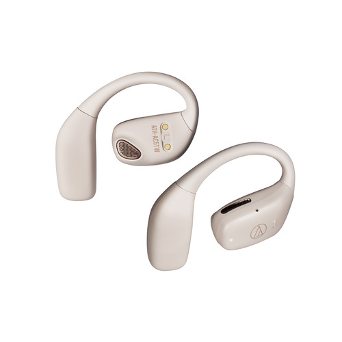 オーディオテクニカ ATH-AC5TW WH 完全ワイヤレスイヤホン 耳かけ型 左右分離 Bluetooth対応 ホワイト_1