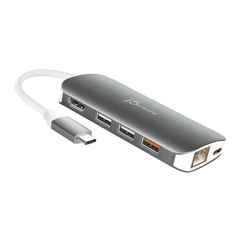 j5 create JCD383 JCD383 Type-C all-in-one multi Dock スペースグレー