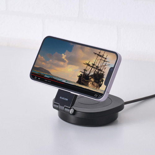 エレコム DST-Q041BPBK ドッキングステーション Qi2 15Wワイヤレス充電 4in1 USB 3.2 Gen1 5Gbps Windows Mac 対応 ブラック_17
