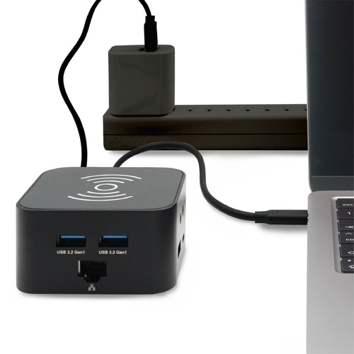 AXELTECH AXDST02BK 13 in 1ドッキングステーション USB Type-C,HDMI,LAN,オーディオ出力ポート搭載 Windows Mac対応 ブラック_2