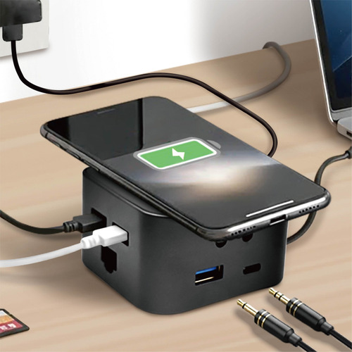 AXELTECH AXDST02BK 13 in 1ドッキングステーション USB Type-C,HDMI,LAN,オーディオ出力ポート搭載 Windows Mac対応 ブラック_4