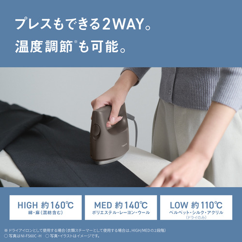 パナソニック NI-FS60C-A 衣類スチーマー ハンガーショット機能搭載 大容量タンク採用 クレイブルー_6