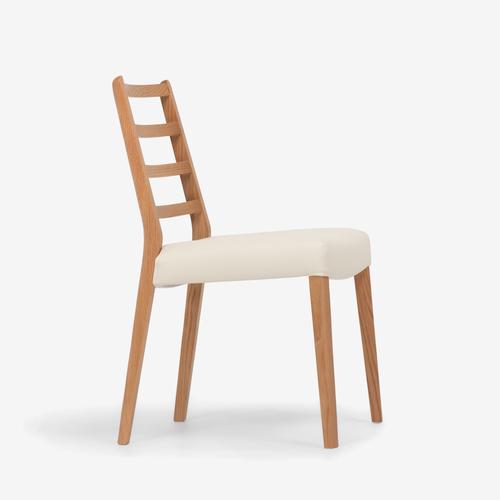 大塚家具 ダイニングチェア「シネマ Aタイプ」レッドオーク材ホワイトオーク色 座面PVC【※AR対応】 14,256円