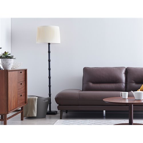 大塚家具 フロアスタンド「POR127F−08BK」アメリカ製 ※ランプ別売