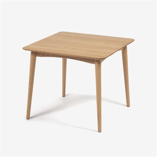 大塚家具 ［幅85］ダイニングテーブル ｢シネマ3｣ 正方形 レッドオーク材 ホワイトオーク色【※AR対応】の通販は