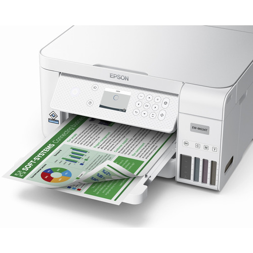 EPSON EW-M634T A4カラーインクジェット複合機 ホワイトの通販はau PAY 