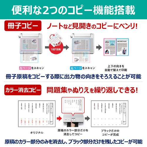 キヤノン PIXUSXK140 5色インクジェット複合機 QRコードダイレクト接続対応 2WAY給紙機能搭載 Windows Mac ChromeOS対応_2