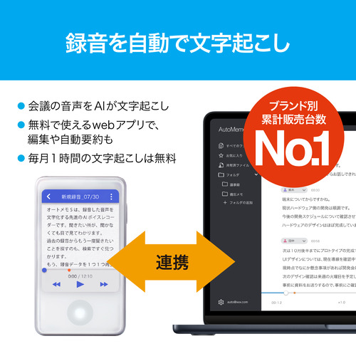 ソースネクスト AutoMemo （オートメモ） S ホワイト AMSWH_1