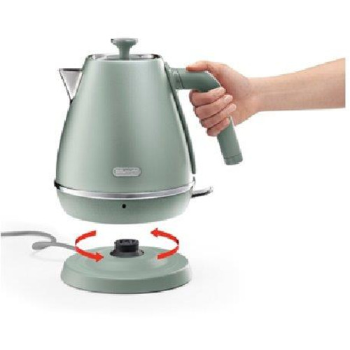 デロンギ KBIN1200J-GR ディスティンタ・ペルラコレクション 電気ケトル 1.0L グリーン