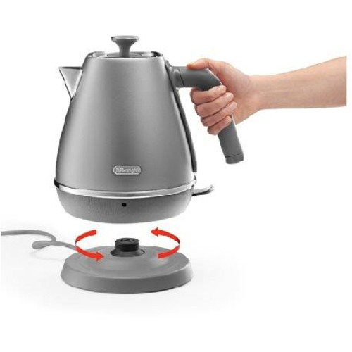 デロンギ KBIN1200J-S ディスティンタ・ペルラコレクション 電気ケトル 1.0L シルバー