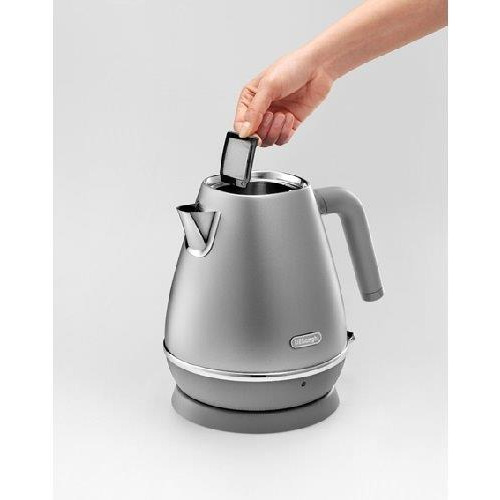 デロンギ KBIN1200J-S ディスティンタ・ペルラコレクション 電気ケトル 1.0L シルバー