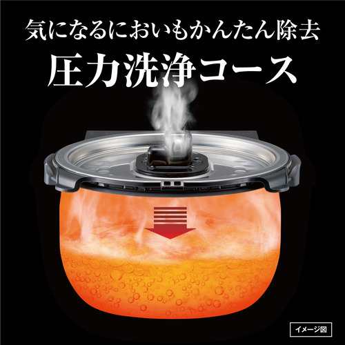 タイガー JPV-A100 圧力IHジャー炊飯器 炊きたて 5.5合 マットブラック