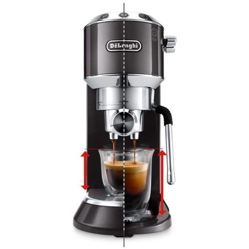 デロンギ EC885J-GY デディカ アルテ エスプレッソ・カプチーノメーカー 1.0L グレー EC885JGY