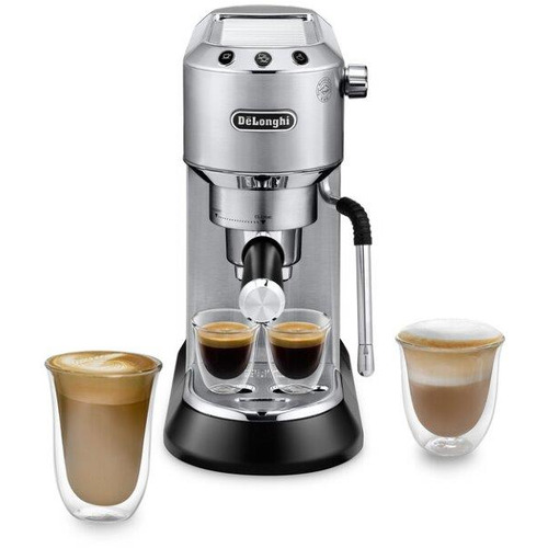 デロンギ EC885J-M デディカ アルテ エスプレッソ・カプチーノメーカー 1.0L メタルシルバー EC885JM