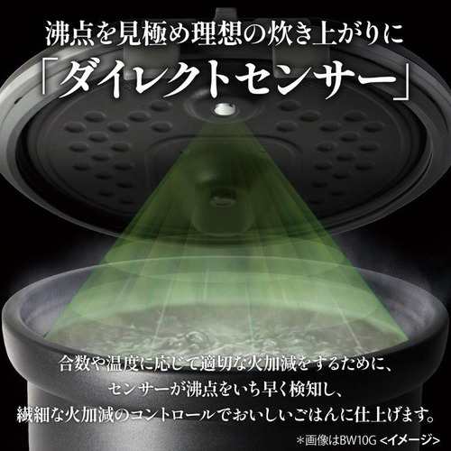 三菱電機 NJ-VP10G-B 三菱IHジャー炊飯器 炭炊釜 5.5合 黒曜の