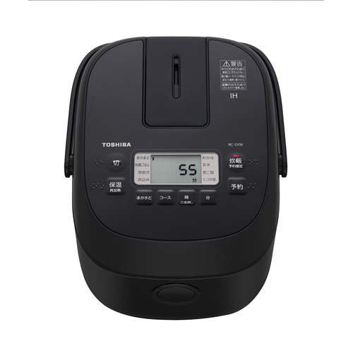 東芝 RC-5XW(K) IH炊飯器 3合炊き ブラック_1